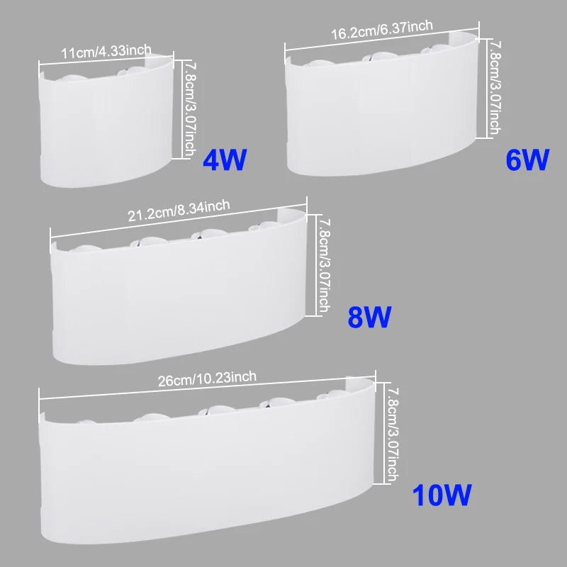 HavenGlow Waterproof Wall Light