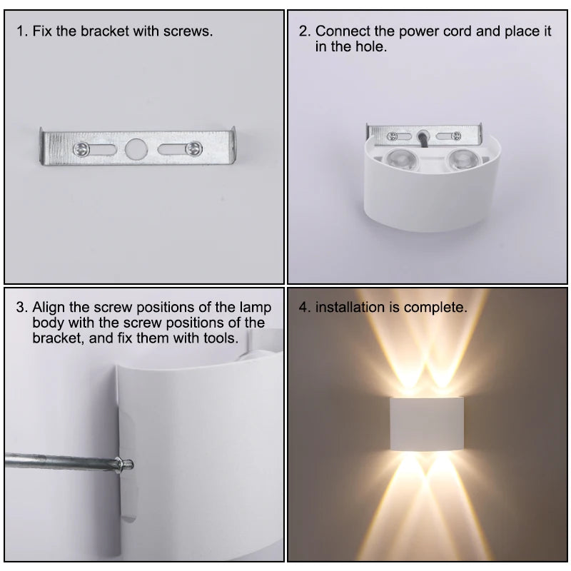 HavenGlow Waterproof Wall Light