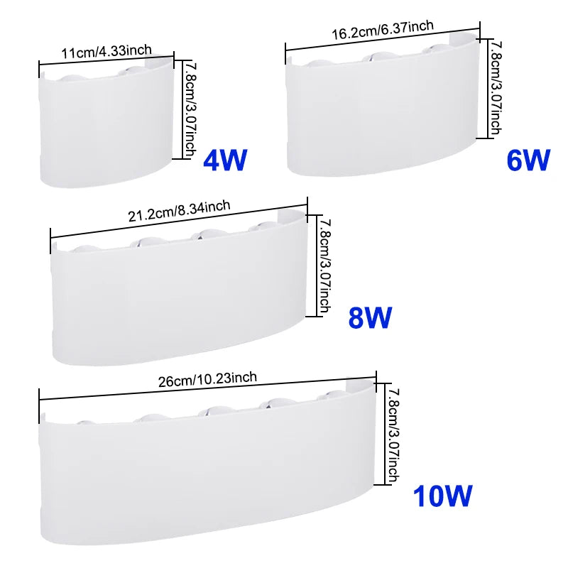 HavenGlow Waterproof Wall Light