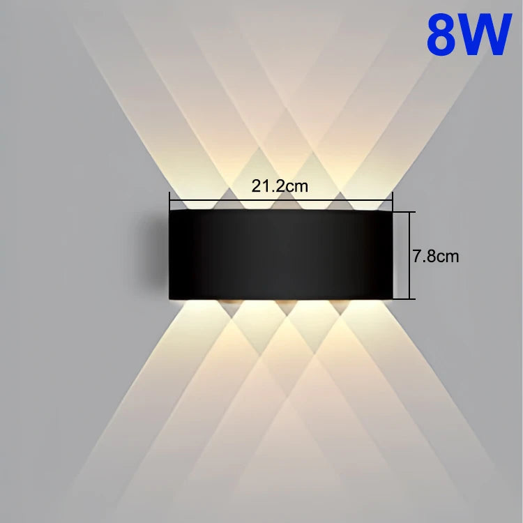 HavenGlow Waterproof Wall Light